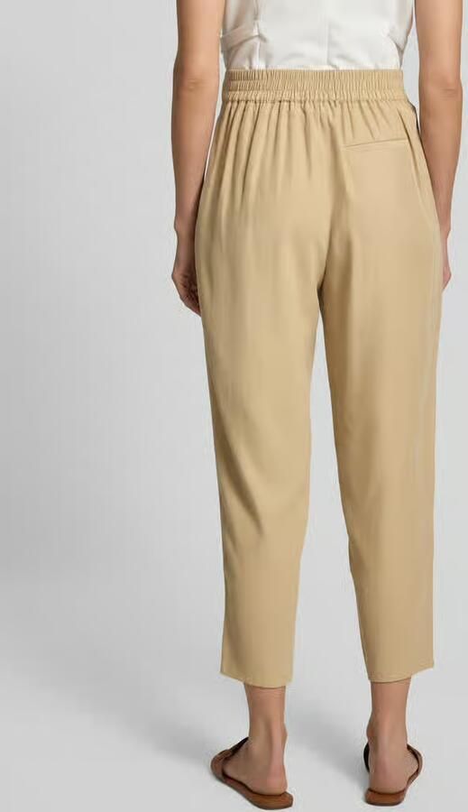 Jake*s Casual Tapered fit stoffen broek met bandplooien - Foto 4