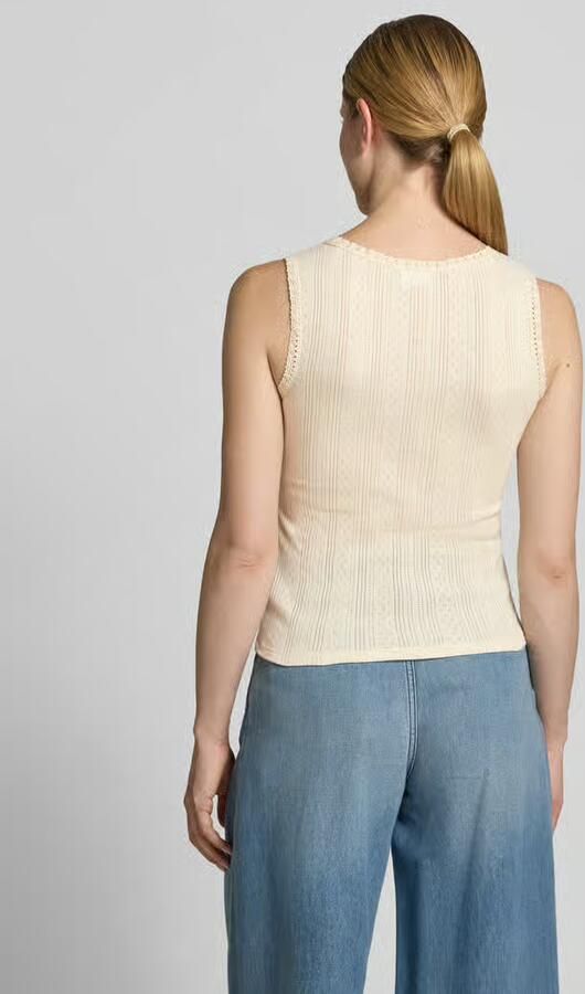 Jake*s Casual Top met bandjes met ronde hals en knoopsluiting - Foto 4