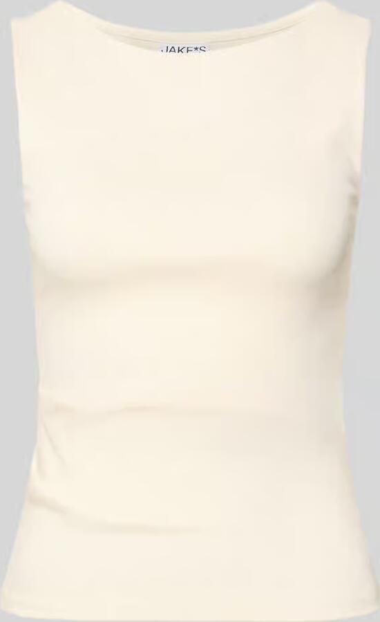 Jake*s Casual Top met brede bandjes en ronde hals - Foto 2