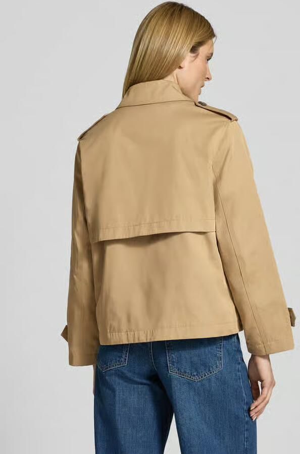 Jake*s Casual Trenchcoat in kort design met katoen - Foto 2