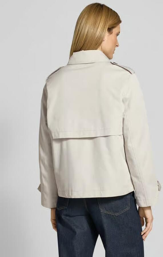 Jake*s Casual Trenchcoat in kort design met katoen - Foto 4