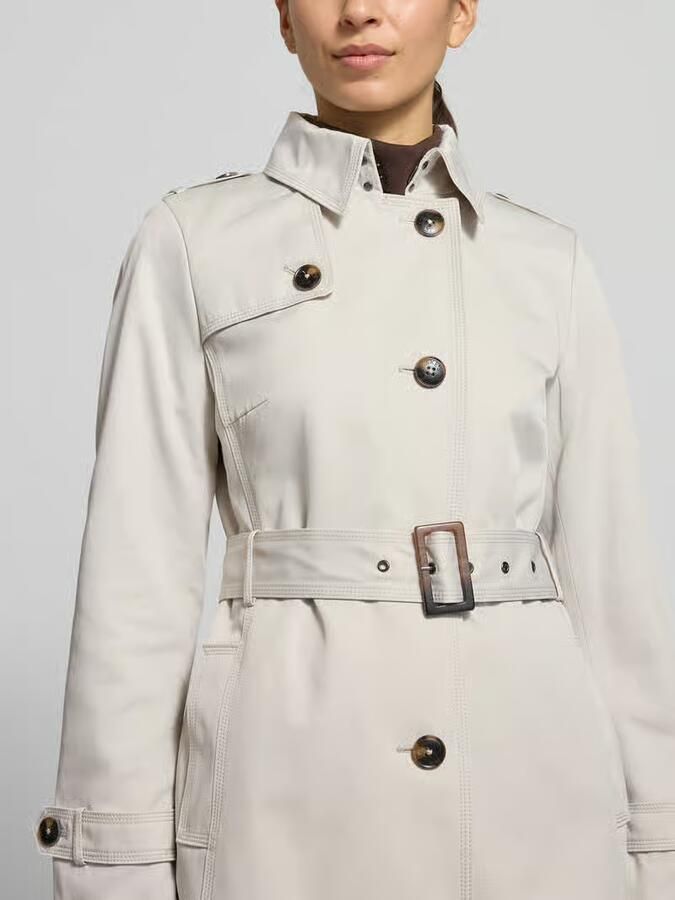 Jake*s Casual Trenchcoat met stoffen riem