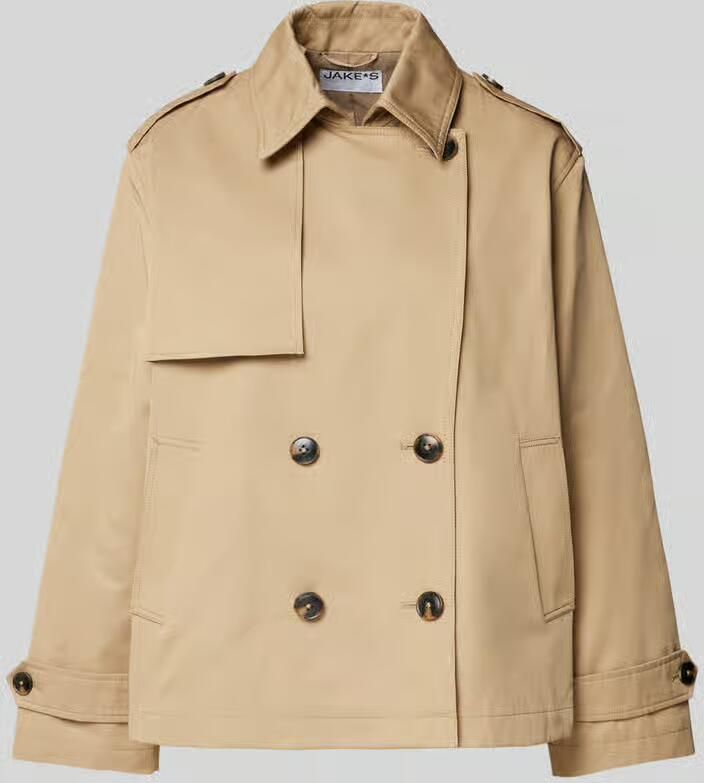Jake*s Casual Trenchcoat met strookzakken - Foto 2