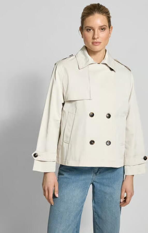 Jake*s Casual Trenchcoat met strookzakken - Foto 4