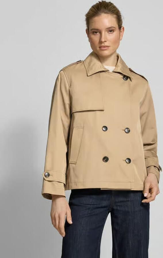 Jake*s Casual Trenchcoat met strookzakken - Foto 4