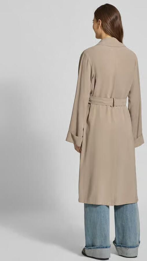 Jake*s Casual Trenchcoat van Viscosemix met Strikceintuur - Foto 3