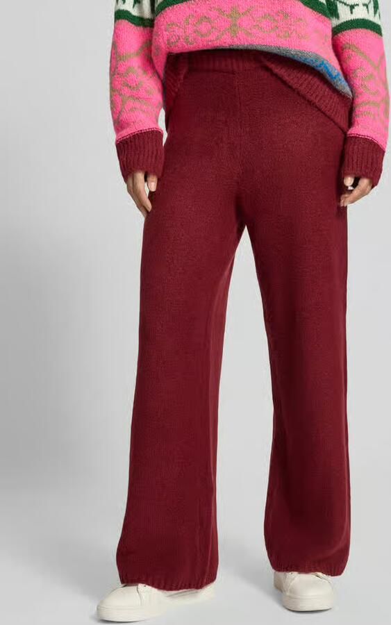 Jake*s Casual Wide fit gebreide broek met elastische band - Foto 2