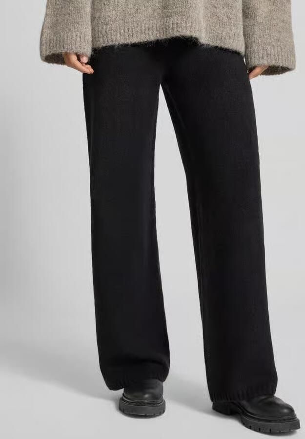 Jake*s Casual Wide fit gebreide broek met elastische band - Foto 2