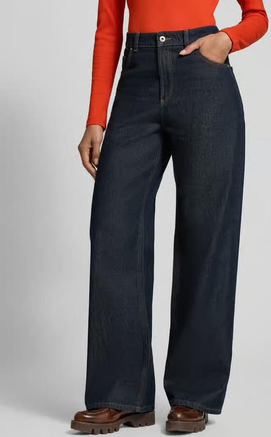 Jake*s Casual Wide fit jeans met steekzakken - Foto 2