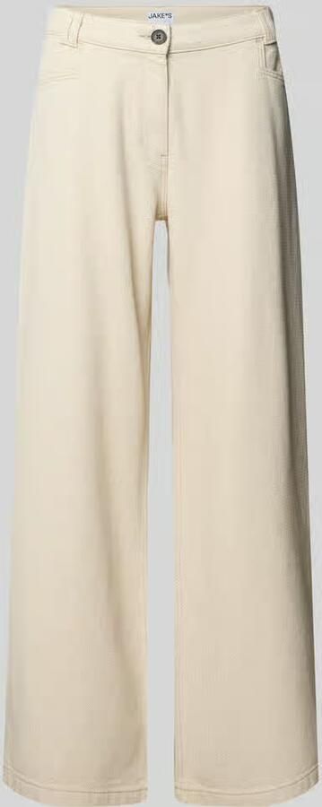 Jake*s Casual wide fit jeans met structuurpatroon - Foto 2