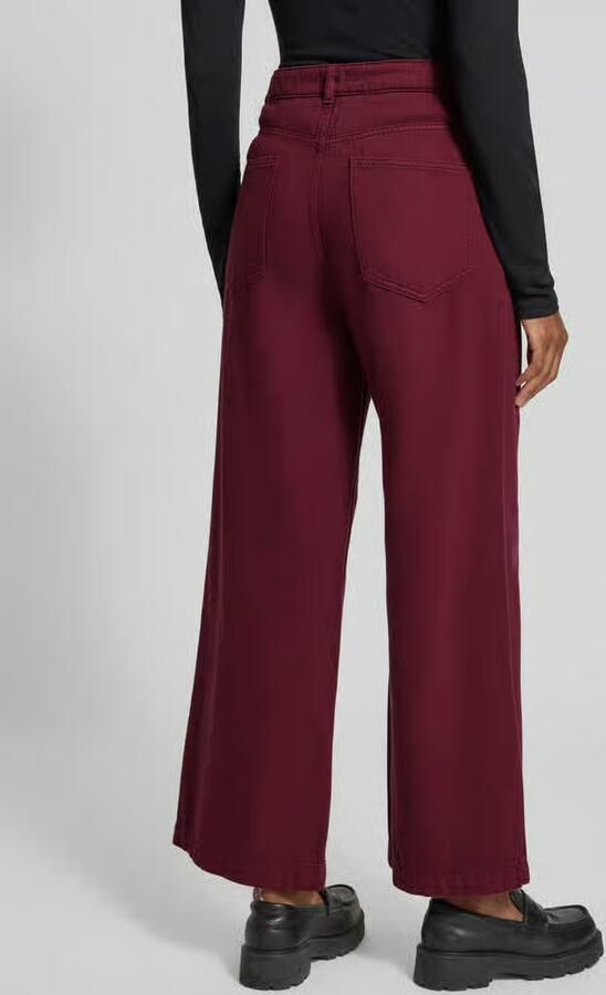 Jake*s Casual Wide leg broek met steekzakken