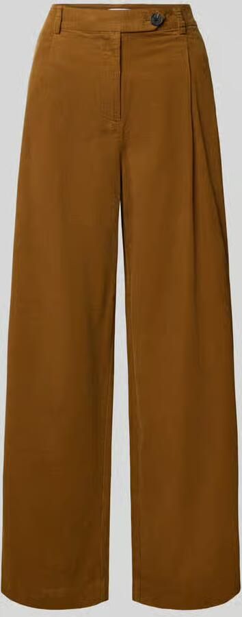 Jake*s Casual Wide leg corduroy broek van puur katoen