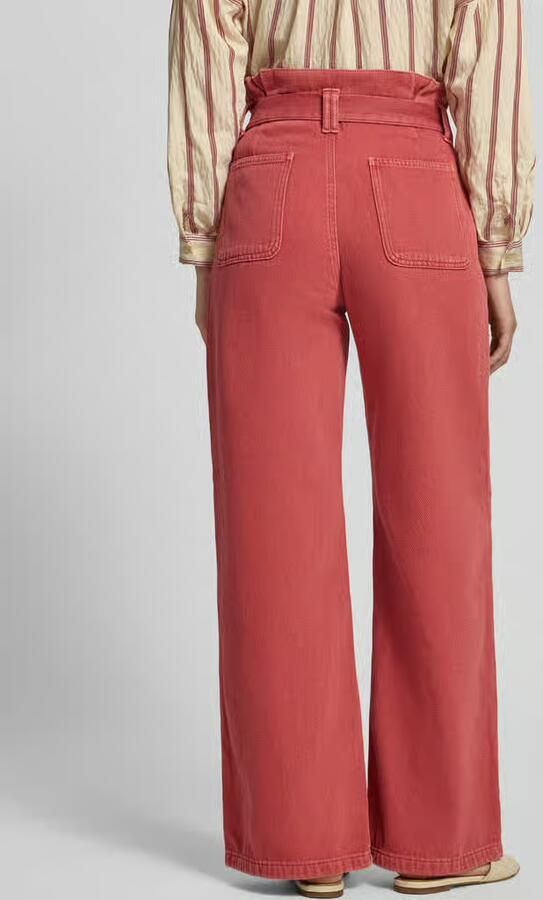 Jake*s Casual wide leg jeans met riem - Foto 3