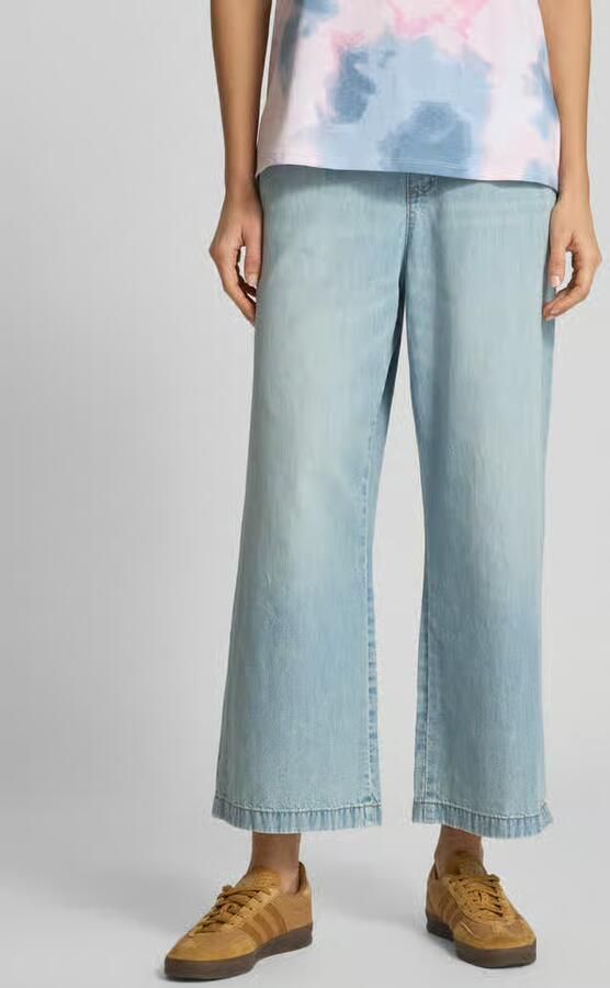 Jake*s Casual Wide leg jeans met verkort model - Foto 2