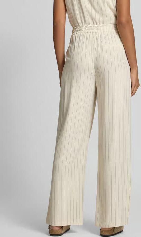 Jake*s Casual Wide leg stoffen broek met bandplooien