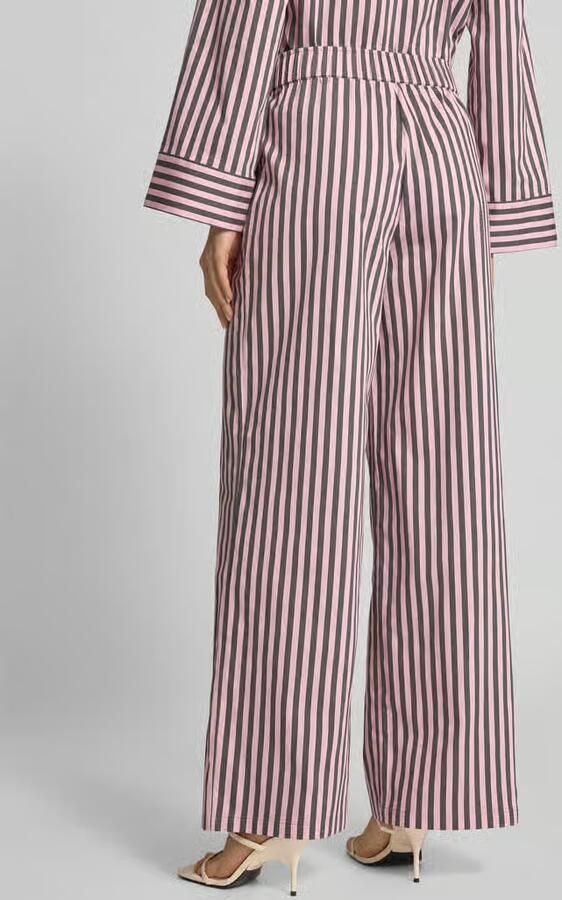 Jake*s Casual Wide leg stoffen broek met steekzakken