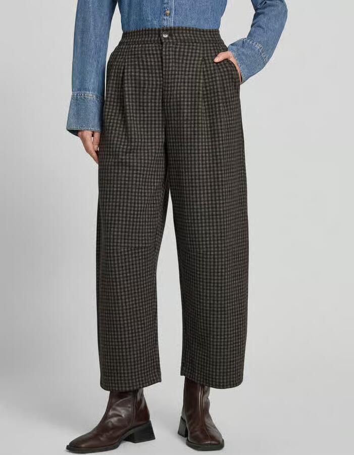 Jake*s Casual Wide Leg stoffen broek van viscosemix - Foto 2