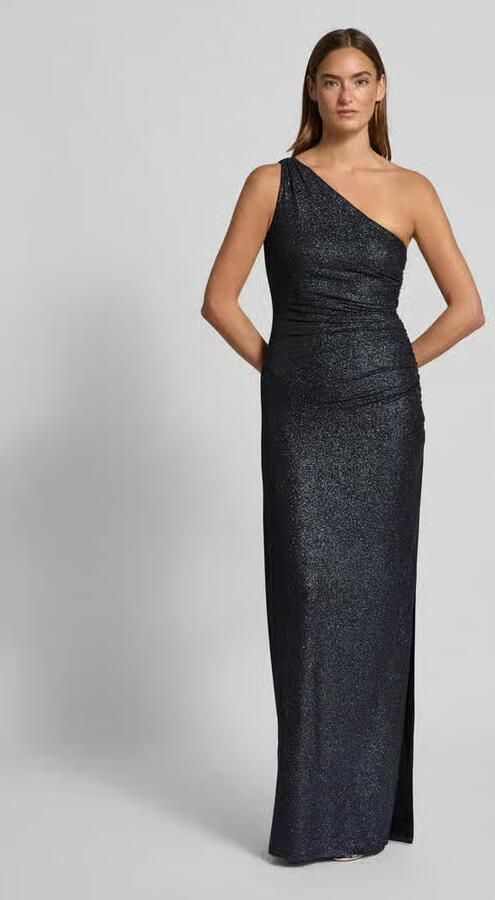 Jake*s Cocktail Maxi-jurk in one-shoulder band met siersteentjes - Foto 2