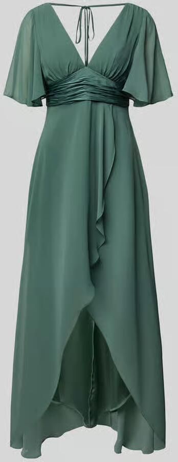 Jake*s Cocktail midi-jurk van chiffon met diepe V-hals - Foto 4