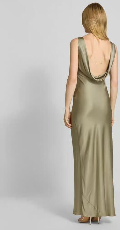 Jake*s Cocktail Avondjurk van viscose met V-hals