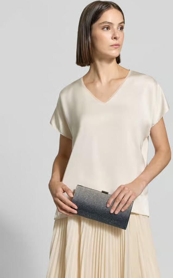 Jake*s Cocktail Clutch met strass-steentjes - Foto 2
