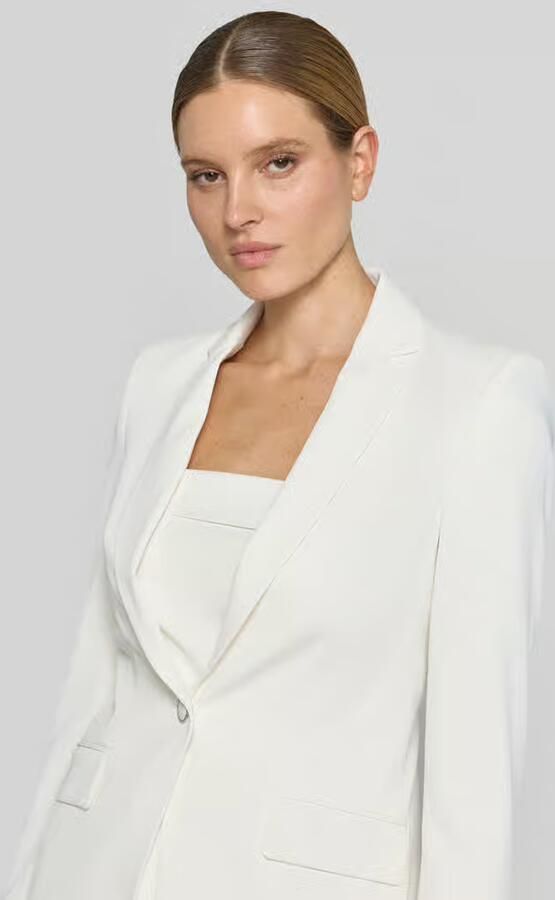 Jake*s Cocktail Blazer met reverskraag en paspelzakken