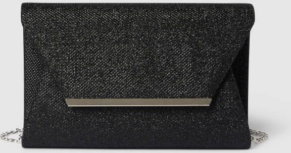 Jake*s Cocktail Clutch in envelopmodel met schouderband in metallic