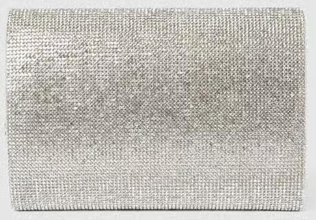 Jake*s Cocktail Clutch met strass-steentjes model 'Stone Compact'