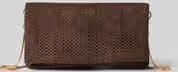 Jake*s Cocktail clutch met schouderketting model 'FoldLaserClutch'