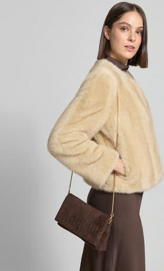 Jake*s Cocktail clutch met schouderketting model 'FoldLaserClutch' - Foto 2