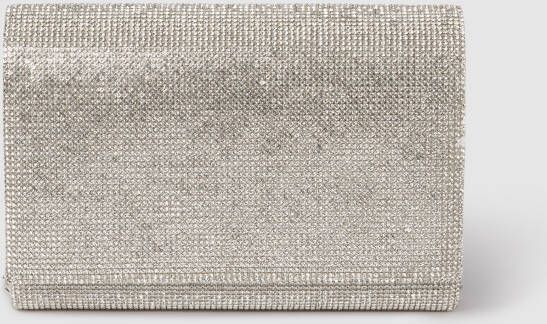 Jake*s Cocktail Clutch met strass-steentjes model 'Stone Compact'