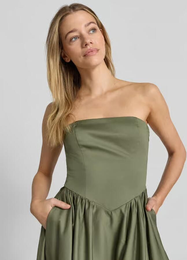 Jake*s Cocktail Cocktailjurk in off-shoulder-look met smokdetails - Foto 2