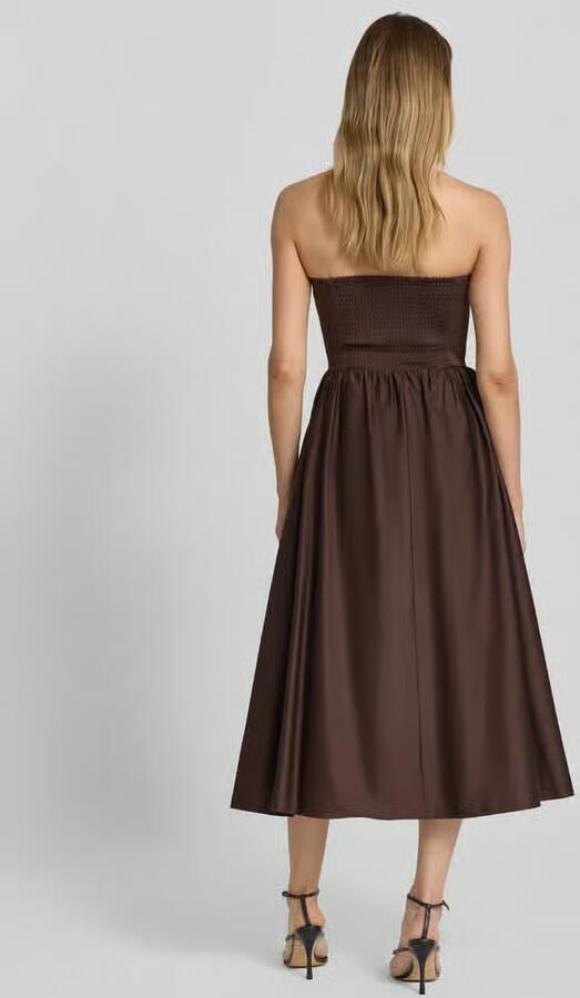 Jake*s Cocktail Cocktailjurk in off-shoulder-look met smokdetails