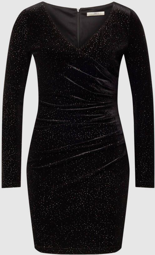 Jake*s Cocktail Knielange cocktailjurk in wikkellook