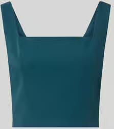 Jake*s Cocktail Cropped top met carré-halslijn en ritssluiting aan de achterkant