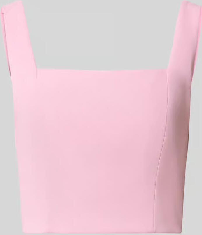 Jake*s Cocktail Cropped top met carré-halslijn en ritssluiting aan de achterkant - Foto 2