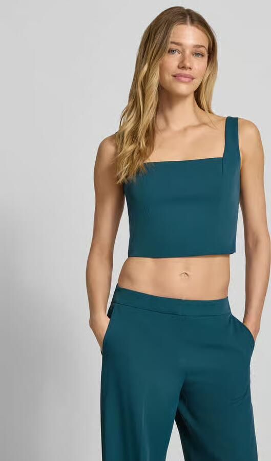 Jake*s Cocktail Cropped top met carré-halslijn en ritssluiting aan de achterkant - Foto 5