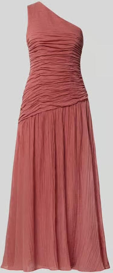 Jake*s Cocktail Fit and flare cocktailjurk met one-shoulder