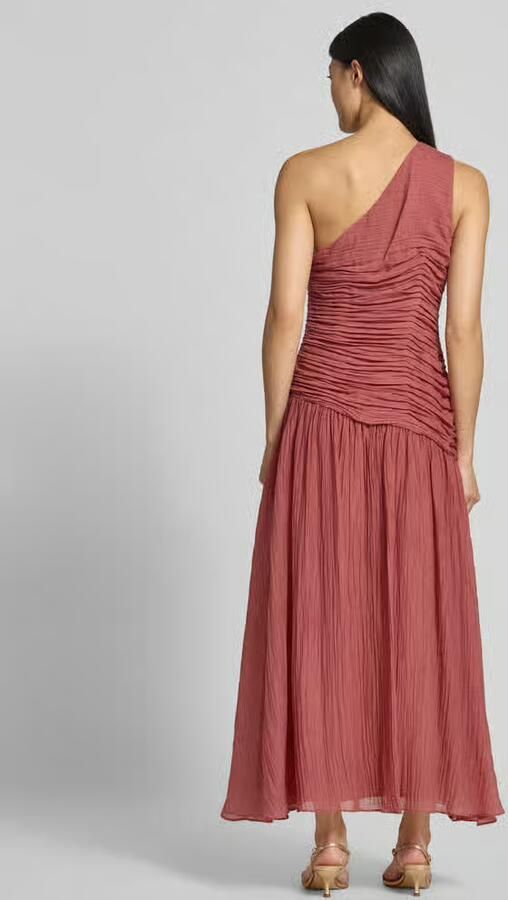 Jake*s Cocktail Fit and flare cocktailjurk met one-shoulder - Foto 3
