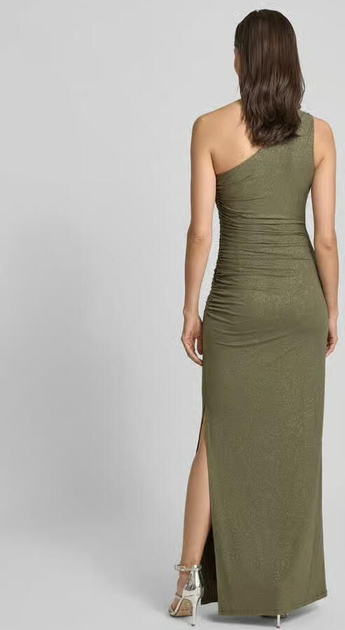 Jake*s Cocktail Glanzende maxi-jurk met one shoulder-band