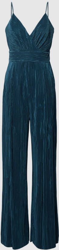 Jake*s Cocktail Jumpsuit met fijne plissévouwen