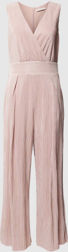 Jake*s Cocktail Jumpsuit met fijne plissévouwen