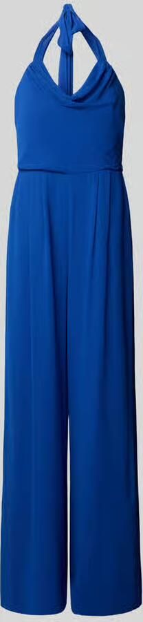 Jake*s Cocktail Jumpsuit met plissévouwen en ronde hals