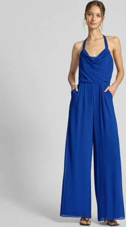 Jake*s Cocktail Jumpsuit met plissévouwen en ronde hals - Foto 2