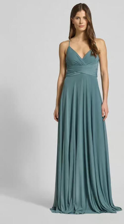 Jake*s Cocktail Maxi-jurk in wikkel-look met vetersluiting aan de achterkant - Foto 3