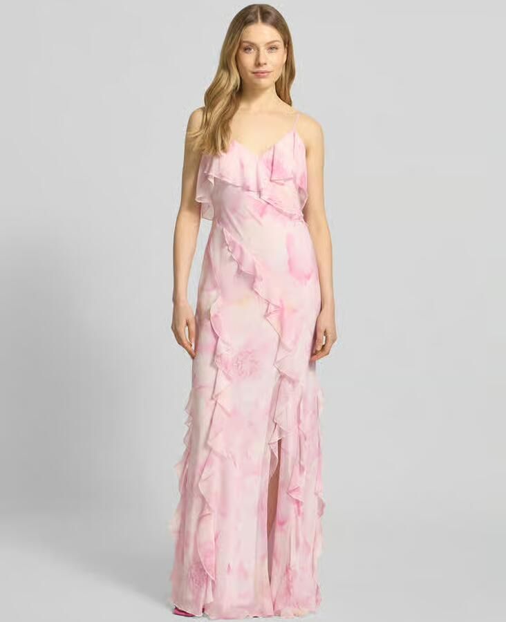 Jake*s Cocktail maxi-jurk met ruches - Foto 2