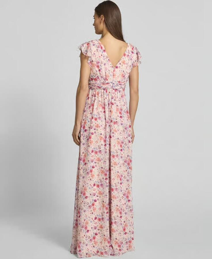 Jake*s Cocktail Maxi-jurk met volants en tailleband - Foto 3