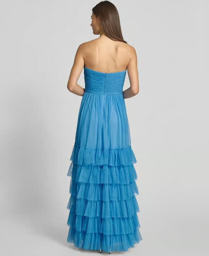 Jake*s Cocktail Maxi-jurk van tule in laagjeslook - Foto 2