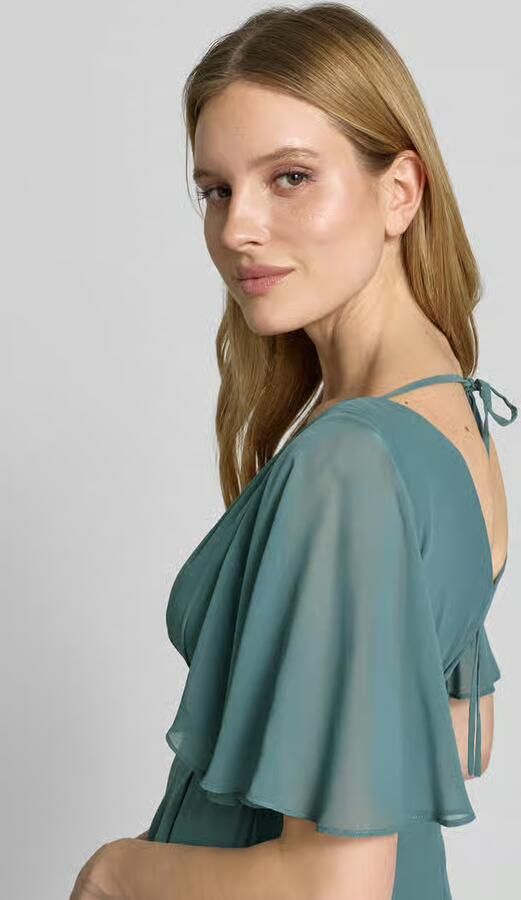 Jake*s Cocktail midi-jurk van chiffon met diepe V-hals - Foto 2