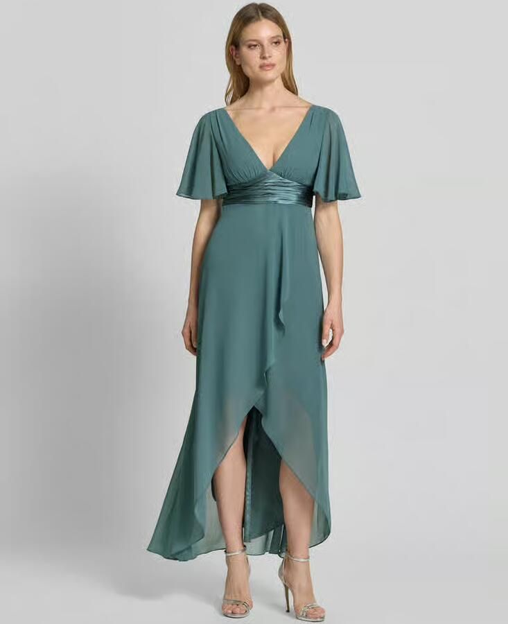 Jake*s Cocktail midi-jurk van chiffon met diepe V-hals - Foto 2